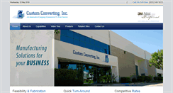 Desktop Screenshot of customconverting.com
